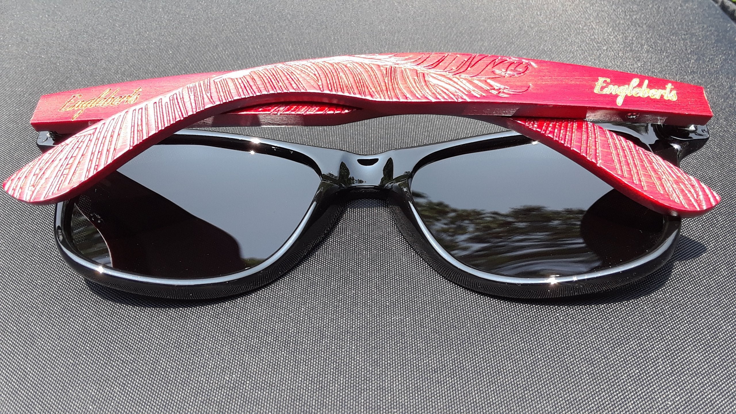 Rosewood Sunglasses With Wood Case