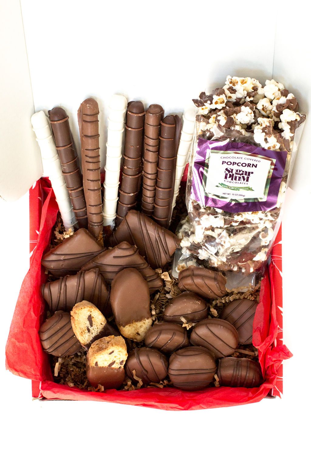 Chocolate Eruption Gourmet Chocolate Gift Box – 26 Hand-Dipped Treats,