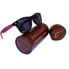 Rosewood Sunglasses With Wood Case