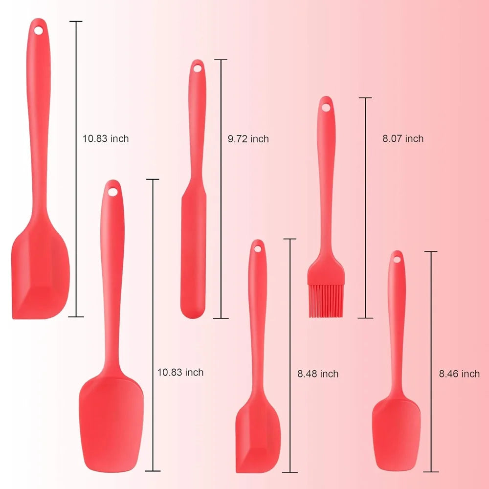 6-Piece Silicone Spatula Set