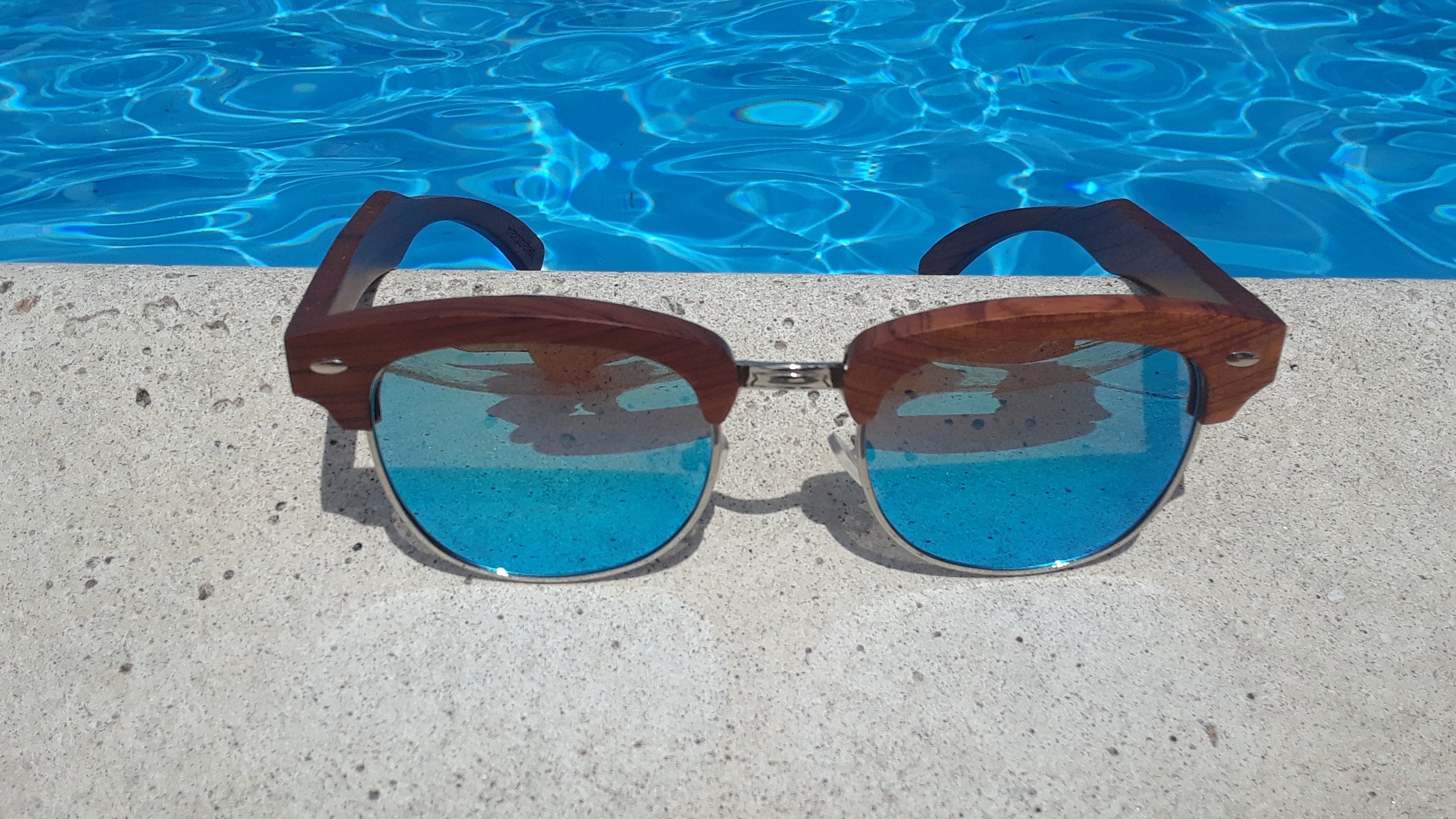 100% Real Brazilian Pear Wood Sunglasses