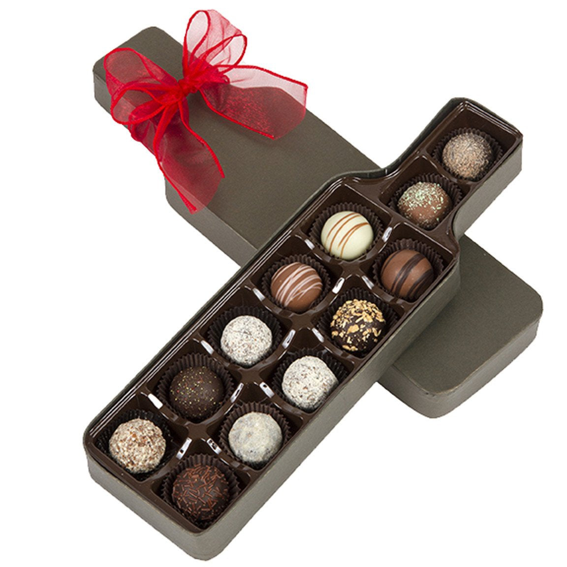 Wine Truffle Box Assortment Gourmet Chocolate