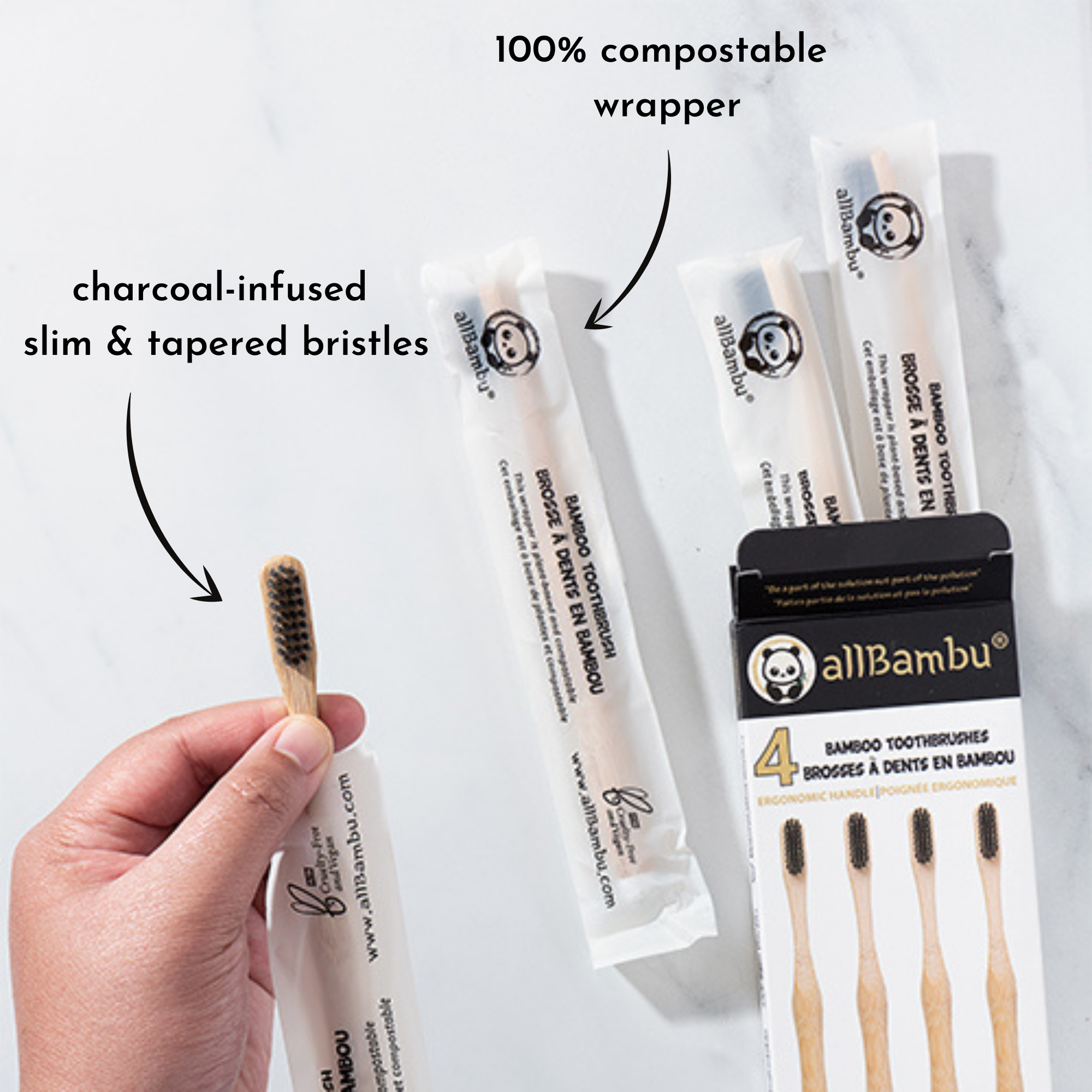 Bamboo Charcoal Toothbrush