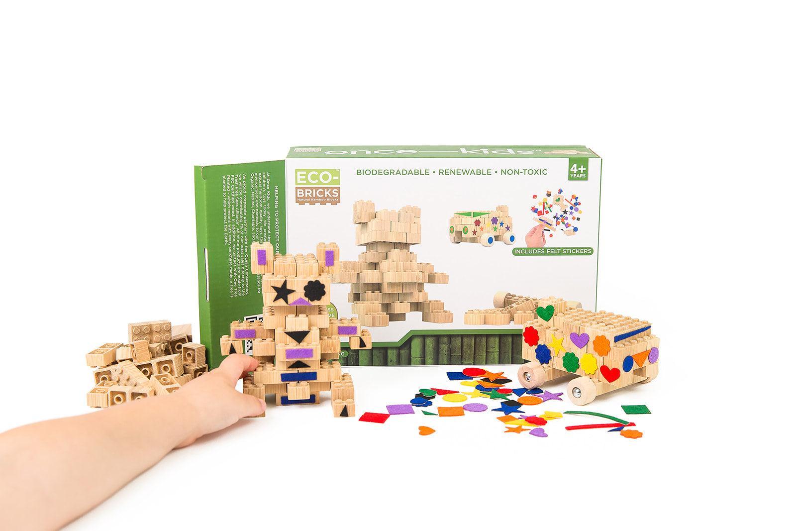 Eco-Bricks Bamboo Education Set 88pcs