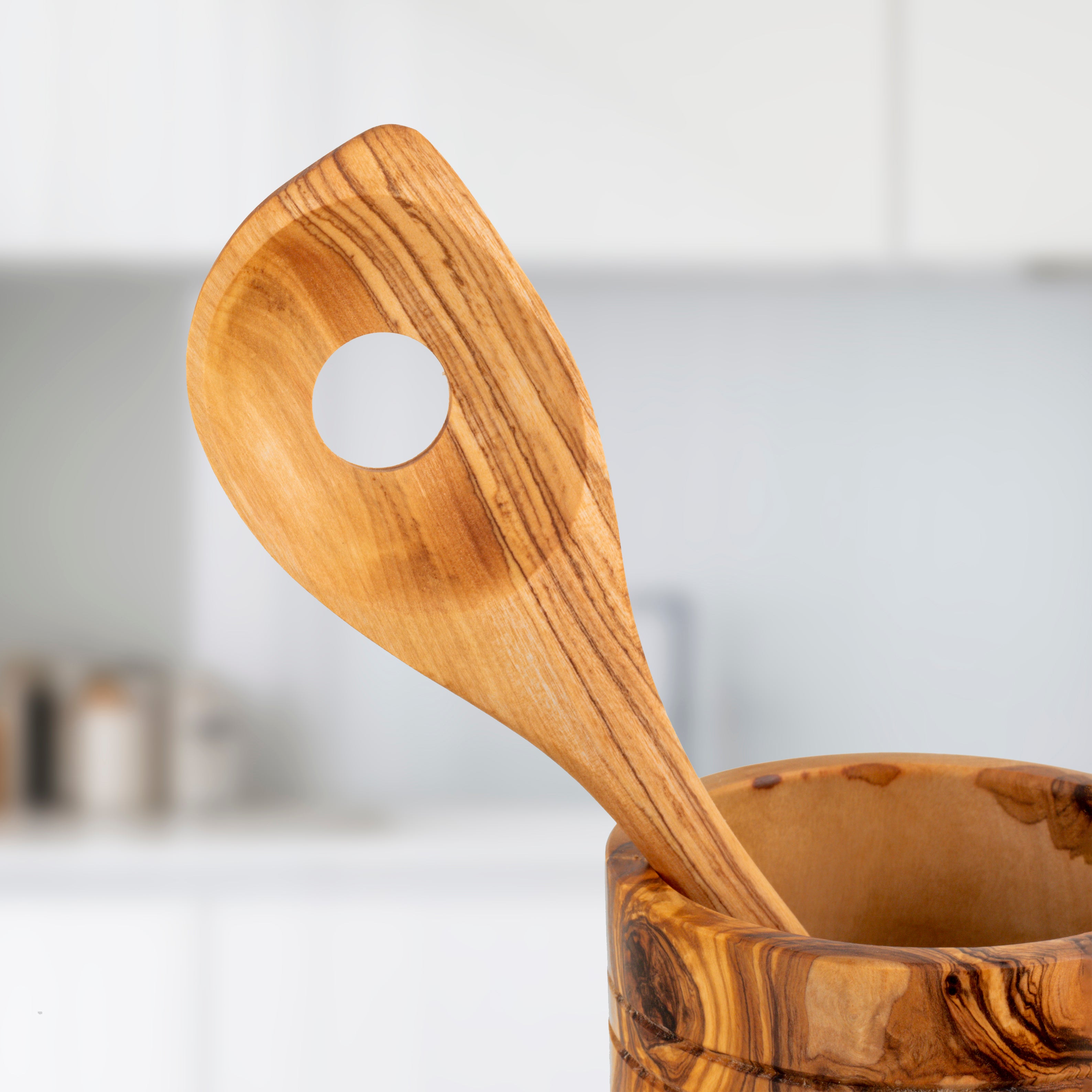 Handmade Olive Wood Kitchen Utensils Set