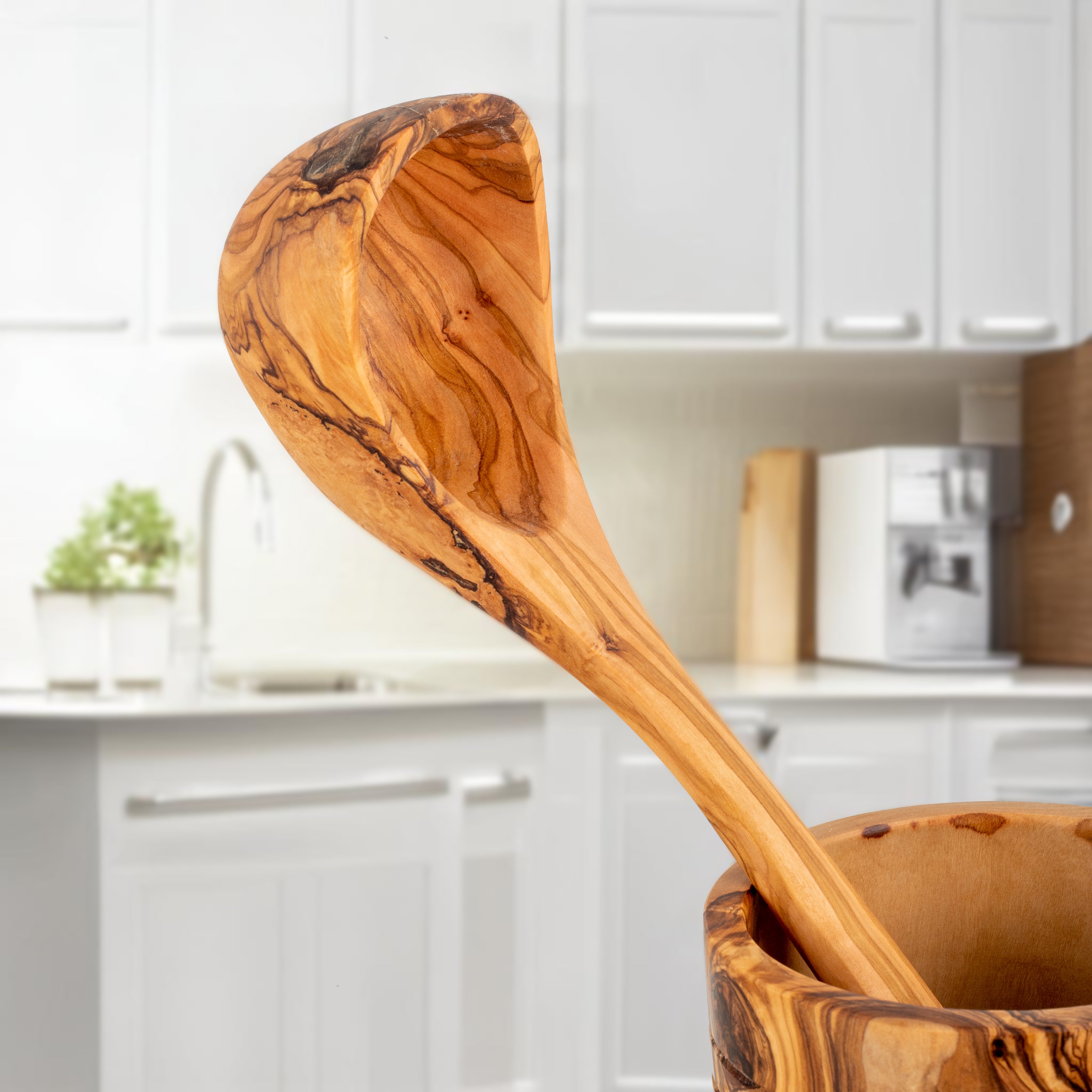 Handmade Olive Wood Kitchen Utensils Set