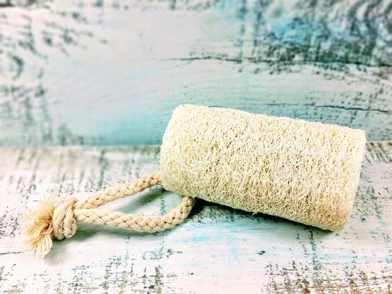 Organic Natural 4" Loofah, vegan