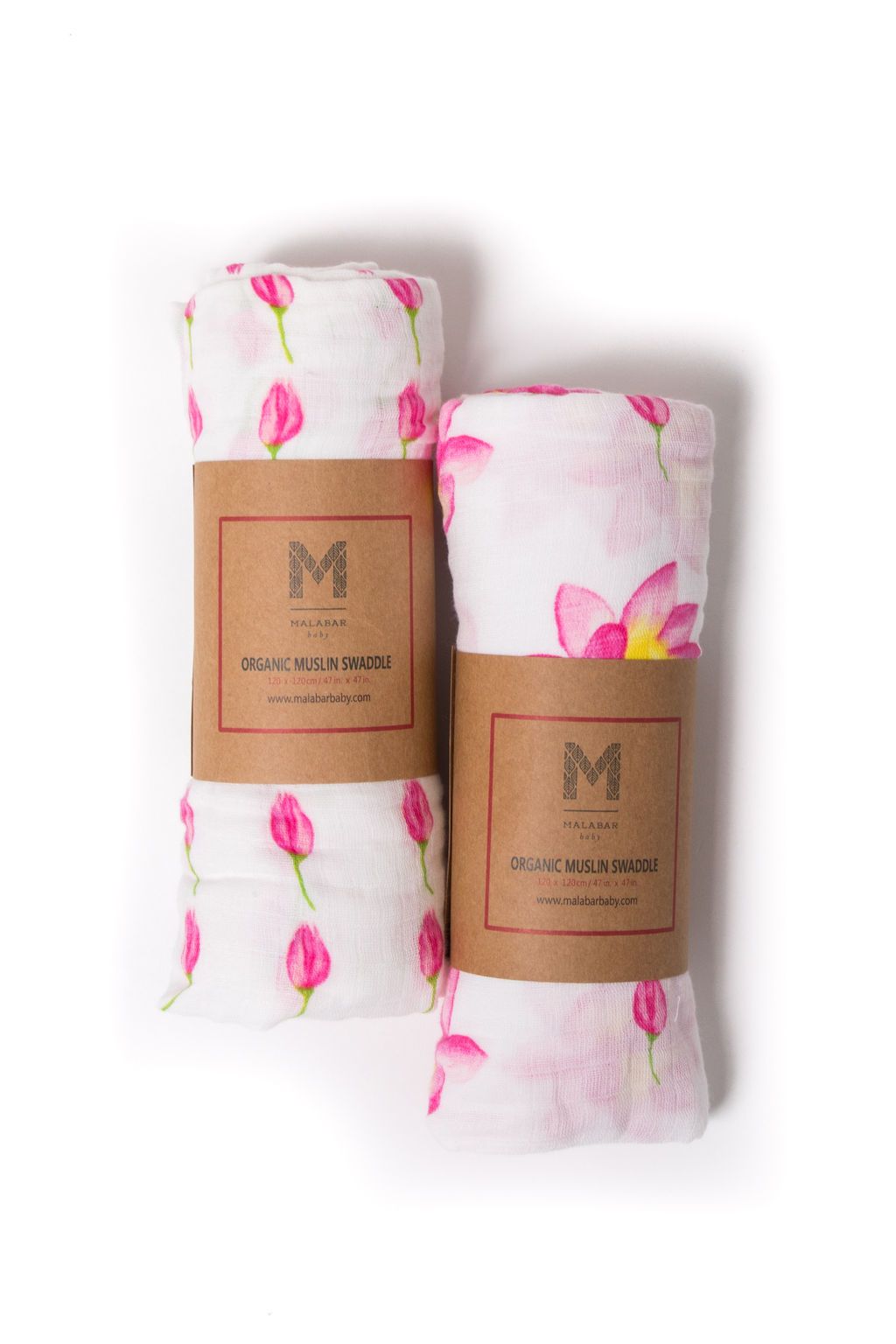 ORGANIC SWADDLE SET - ENCHANTED GARDEN
