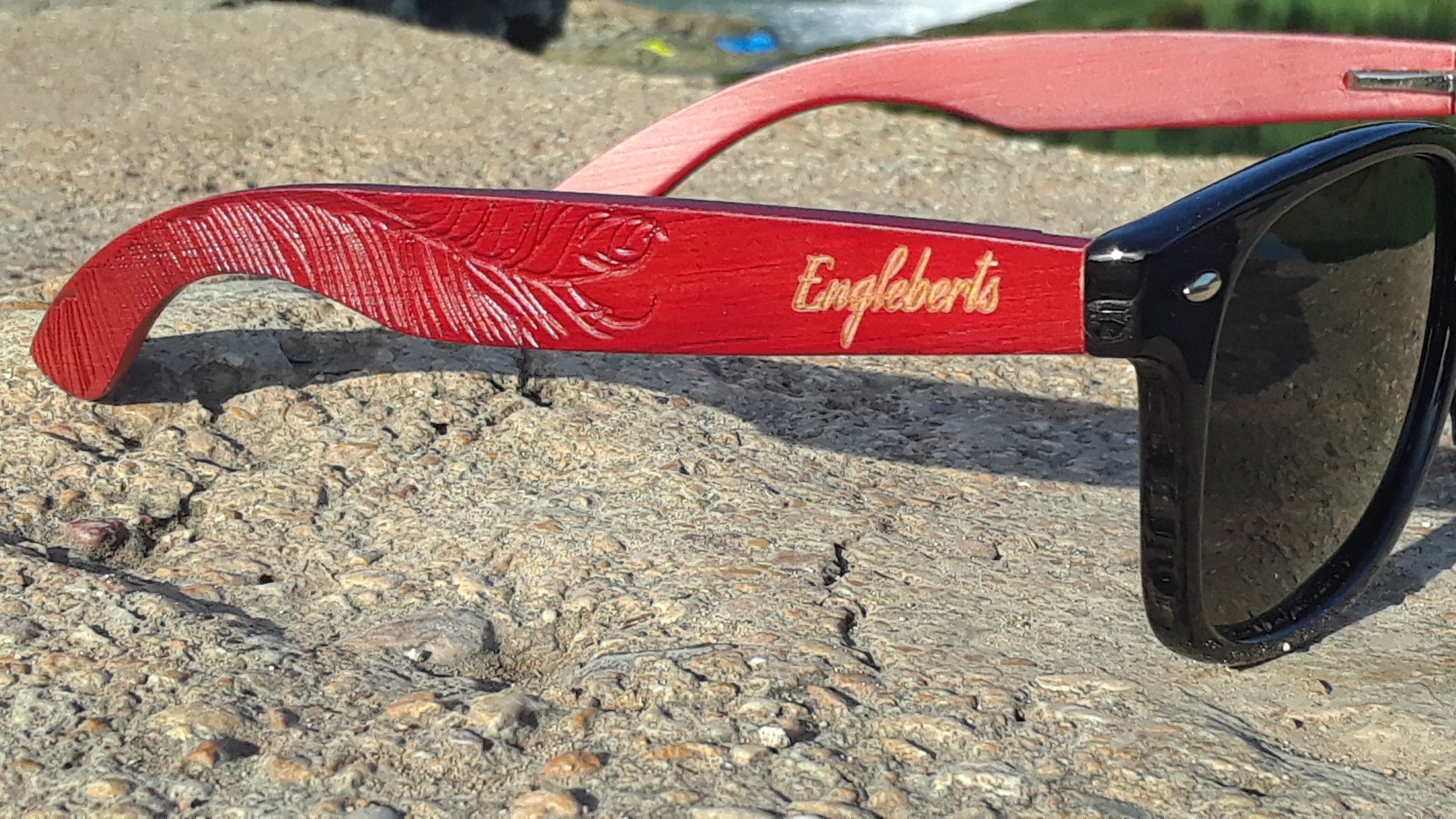 Rosewood Sunglasses With Wood Case
